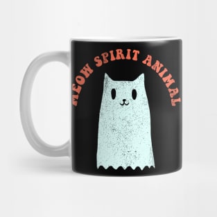 Meow Spirit Animal - Halloween Cat Mug